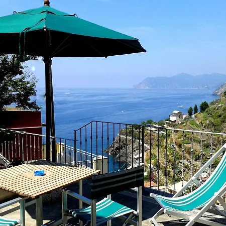 Aria Di Mare, Manarola - Camere Con Vista Mare! Exterior foto
